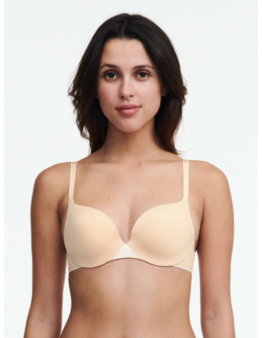 Soutien-gorge Push-up Beige Doré